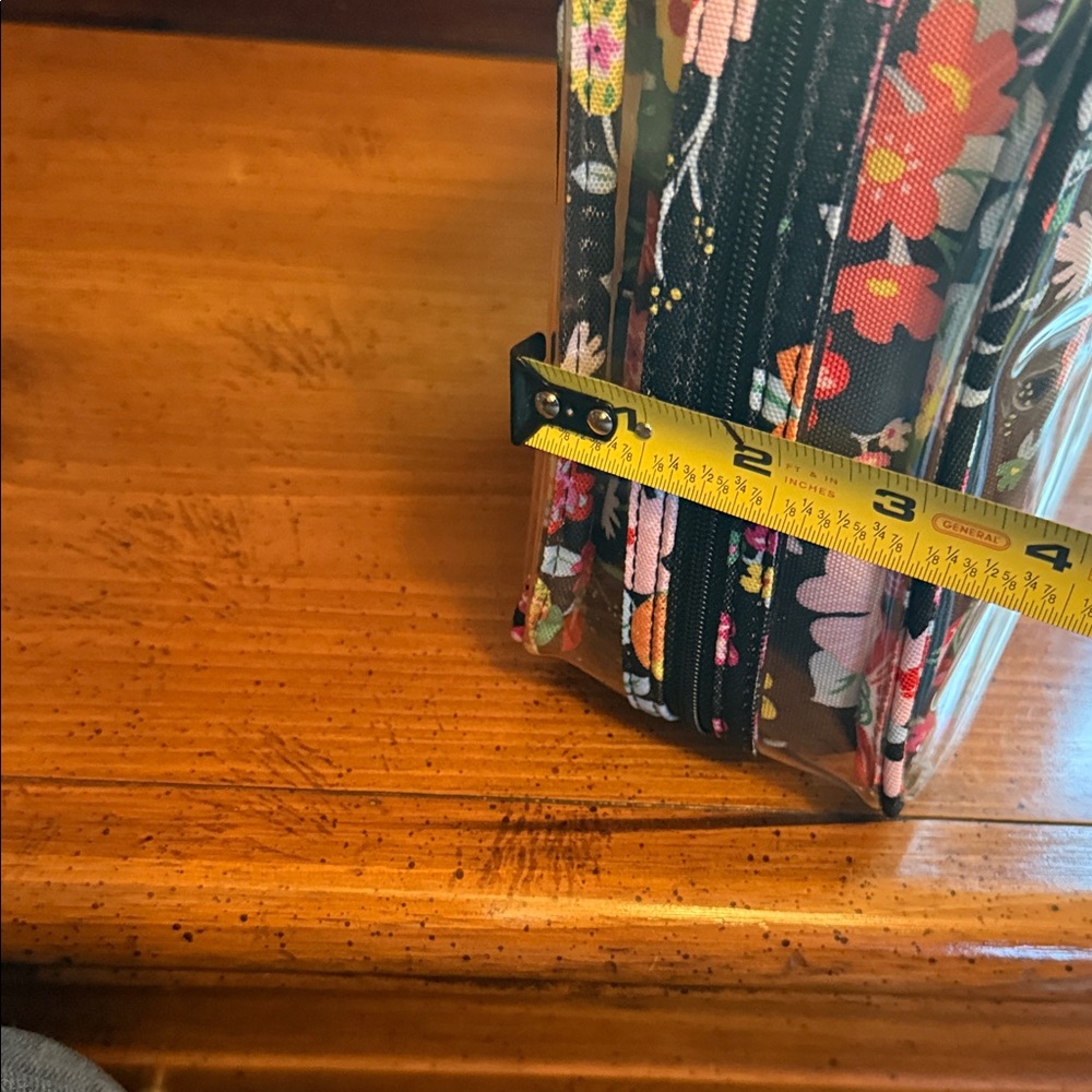 Vera Bradley Black Floral Travel Bag - Picture 6 of 6